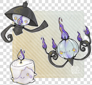 Pokémon X And Y Pokémon Art Academy Pikachu Purple   Pokemon Chandelure Evolution Chart  HD Png Download