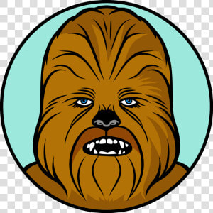 Transparent Star Wars Clip Art   Star Wars Chewbacca Vector  HD Png Download