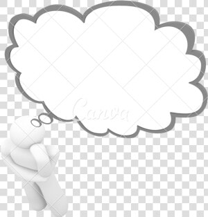 Thought Thinker Copy Space Thinking Person Photos   Illustration  HD Png Download