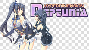 Fanart Hyperdimension Neptunia Noire And Uni  HD Png Download