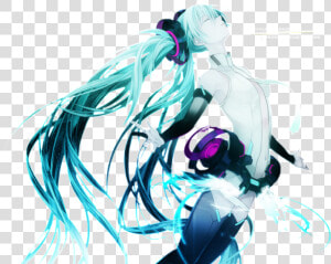 Hatsune Miku Append Render  HD Png Download