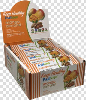 Keep Healthy Fruitkies Mango Almond 16 Snack Bar Caddy   Candy  HD Png Download