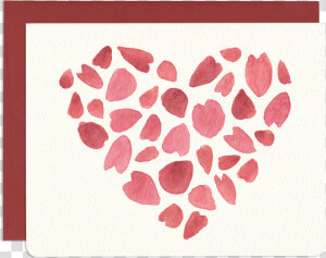 Romantic Petal Greeting Card   Greeting Card  HD Png Download