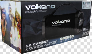 Volkano Mini Bazooka Squared Bluetooth Speaker Packaging   Packaging Speaker  HD Png Download