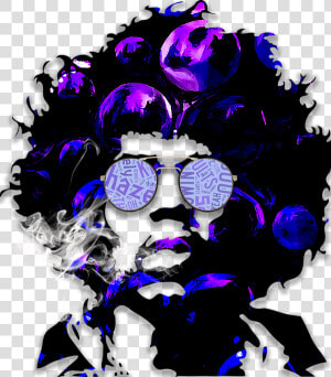 Bleed Area May Not Be Visible   Jimi Hendrix Stencil  HD Png Download