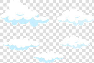 Sky Line Point Pattern   Transparent Cartoon Clouds Png  Png Download