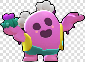 Spike Brawl Stars   Png Download Clipart   Png Download   Pink Spike Brawl Stars  Transparent Png