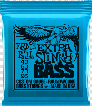 3 pack Ernie Ball 2835 Extra Slinky Electric Bass Strings   Ernie Ball Strings  HD Png Download