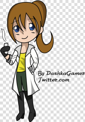 28 Collection Of Scientist Drawing Anime   Scientist Drawing Girl  HD Png Download