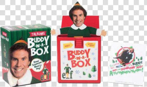 Buddy In A Box Elf   Png Download   Elf Talking Buddy in a box   quot  quot does Somebody Need A  Transparent Png