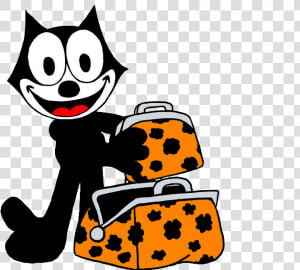 Gato Felix Em Png   Bolso Del Gato Felix  Transparent Png