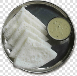 Neer Dosa With Chutney  HD Png Download