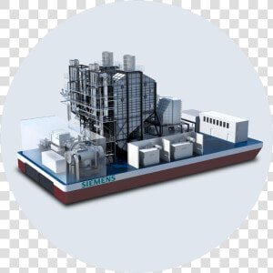 Transparent Nuclear Power Plant Clipart   Siemens Floating Power Plants  HD Png Download