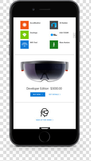 Hololens Mobile Layout   Mobile Device Manager Plus Kiosk Mode  HD Png Download