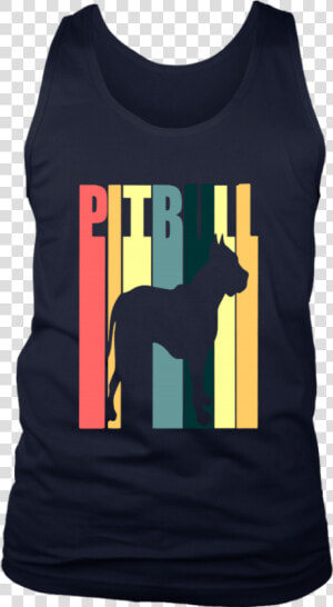 Pitbull Dog Vintage T shirt  Retro Vintage Pitbull   T shirt  HD Png Download