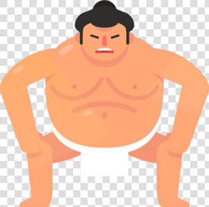 Sumo Wrestling Cartoon Clip Art   Sumo Wrestler Cartoon Png Transparent Background  Png Download