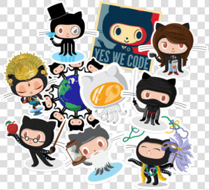 Sticker Packs   Github Octocat  HD Png Download