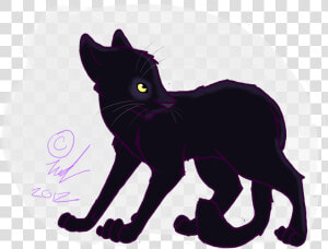 Whiskers Domestic Short haired Cat Silhouette Tail   Black Cat  HD Png Download