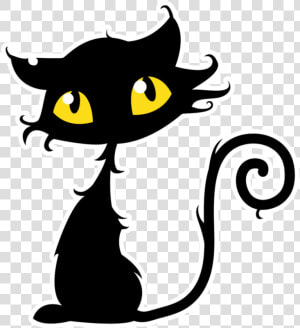 Halloween Black Cat Png   Halloween Black Cat Clipart Png  Transparent Png