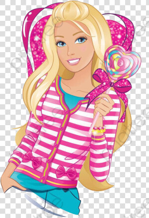 Barbie Doll  Expensive  Lollipop  Heart Shaped Png   Clipart Barbie Png  Transparent Png