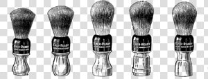 Razor Drawing Vintage   Shaving Brush Clip Art  HD Png Download