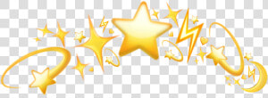  emoji  emojicrown  stars  lightning  moon  crown  freetoedit   Moon Emoji Crown Png  Transparent Png