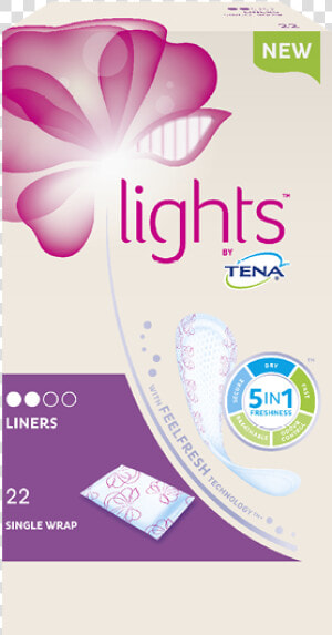 Tena Lady Panty Liners  HD Png Download