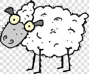 Artfavor Cartoon Sheep Svg   Sheep Brain Dissection Cartoon  HD Png Download