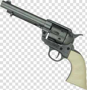 Old West Frontier Grey Finish Revolver   Revolver  HD Png Download