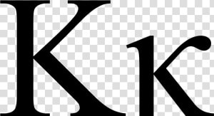 Greek Letter K Clipart   Png Download   Kappa Letter  Transparent Png