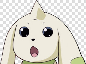 Surprised Terriermon  HD Png Download