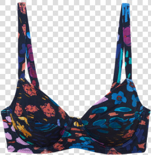 Yelena Bikini Top Midnight Floral   Brassiere  HD Png Download