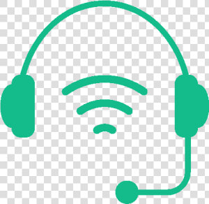 It Helpdesk Icon Services   Headphones  HD Png Download