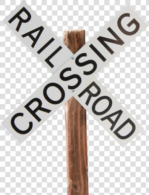 Railroad Crossing Sign Train Railway  HD Png Download