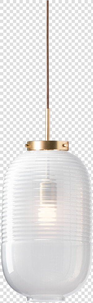 Lantern Pendant White   Light Patina Brass   Loam  HD Png Download