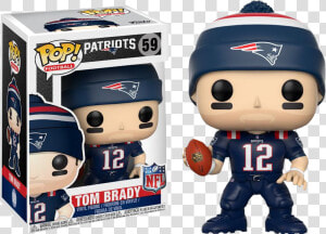 Tom Brady New England Patriots Color Rush Funko Pop  HD Png Download