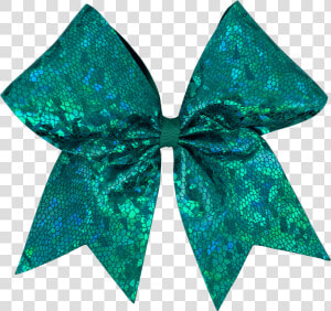 Teal Cracked Ice I Love Cheer® Hair Bow   Cheer Bow Png Green  Transparent Png