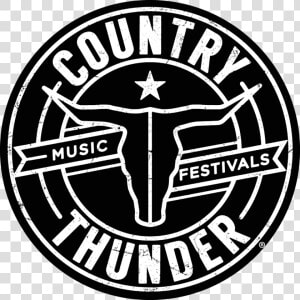 Ctlogo Tm Circle Official Black   Country Thunder Calgary 2018  HD Png Download