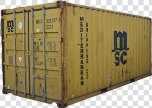 Crate   Msc Container 20 Dc  HD Png Download