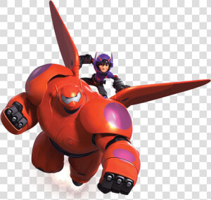 Hiro Ridding Baymax   Big Hero 6 Baymax And Hiro Png  Transparent Png