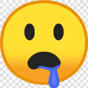 Transparent Drooling Clipart   Emoji Que Se Le Cae La Baba  HD Png Download