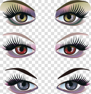 Eyelashes Clipart Gold And   Eye Shadow Clip Art  HD Png Download