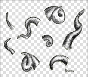 Collection Of Free Horn Drawing Demon   Drawings Of Devil Horns  HD Png Download