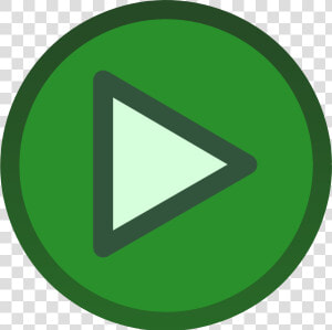 Green Plain Play Button Icon Svg Clip Arts   Play Button Icon Green  HD Png Download