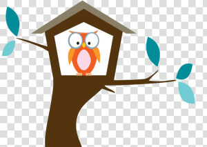 Language Clipart Speech Pathology   Bird In Tree House Clipart  HD Png Download