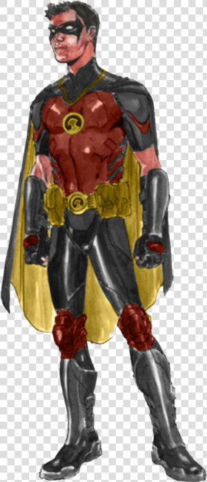 Red Robin Rebirth Redesign By Trickarrowdesigns Tim   Tim Drake Red Robin Rebirth  HD Png Download