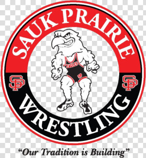 High School Wrestling Team   Sauk Prairie Eagle Wrestling Logo  HD Png Download