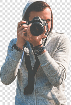 Camera Png Hd With Photographer  Transparent Png