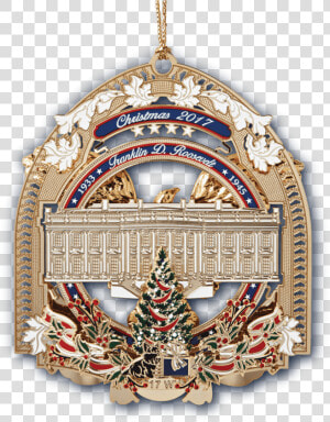 2017 White House Christmas Ornament Back   White House Ornaments 1995  HD Png Download