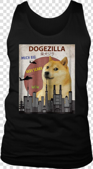 Dogezilla Shirt Funny Doge Meme Shiba Inu Dog Shirt   Trump Terminator Ill Be Back  HD Png Download